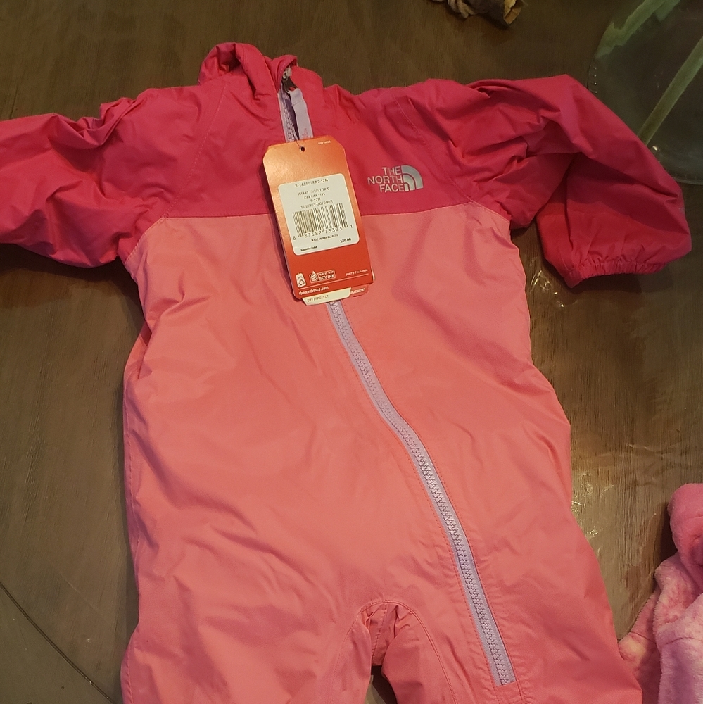 NWT Northface Infant Girl's Snowsuit